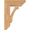 Ekena Millwork Imperial Slat Smooth Bracket w/ Offset Brace, Western Red Cedar, 7 1/2"W x 20"D x 28"H BKT0806X20X28IMP06SWR - alternate 2